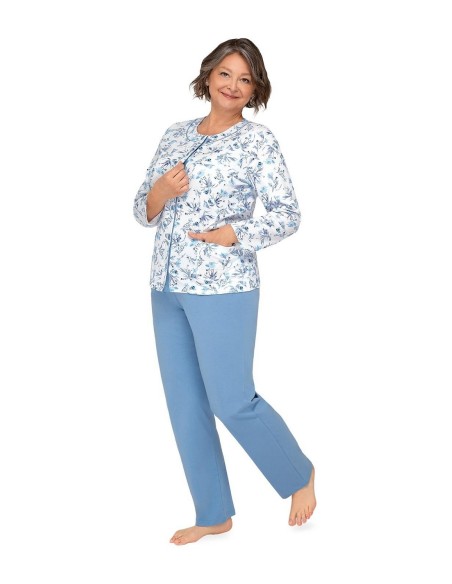 Piżama maria iii 202 dł/r 3xl-4xl damska rozpinana Martel