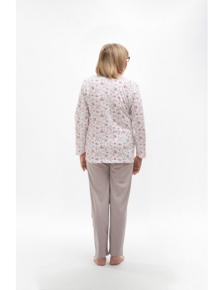 Piżama maria iii 202 dł/r 3xl-4xl damska rozpinana Martel