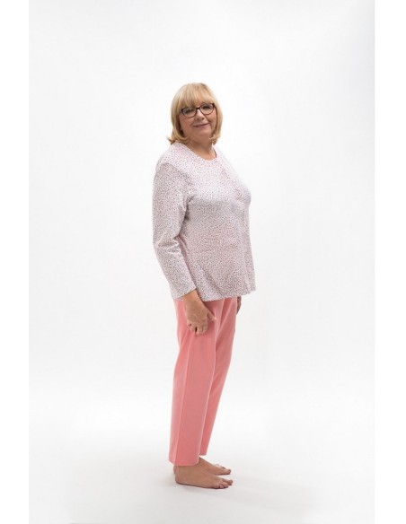 Piżama maria iii 202 dł/r 3xl-4xl damska rozpinana Martel