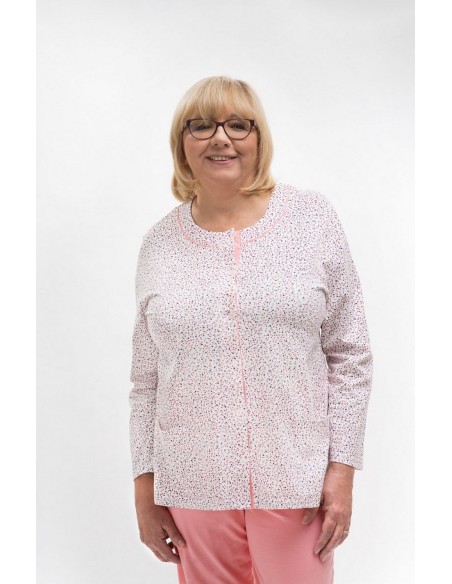 Piżama maria iii 202 dł/r 3xl-4xl damska rozpinana Martel