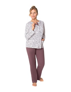 Pajamas maria iii 202 dł/r m-2xl women's rozpinana Martel