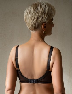 Biustonosz miękki Krisline Brownie half-cup, elegancki i... 2