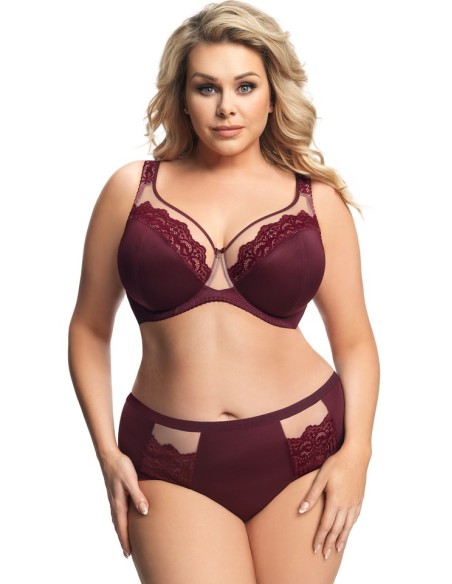 Figi damskie z wysokim stanem Gorsenia Luisse K442 