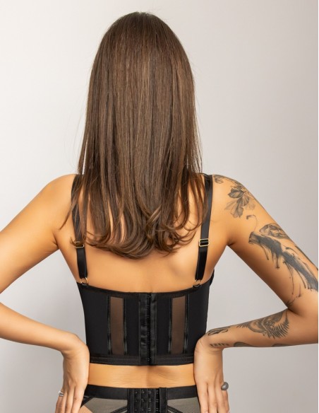 Biustonosz miękki braletka Krisline Simple longline, półgorset