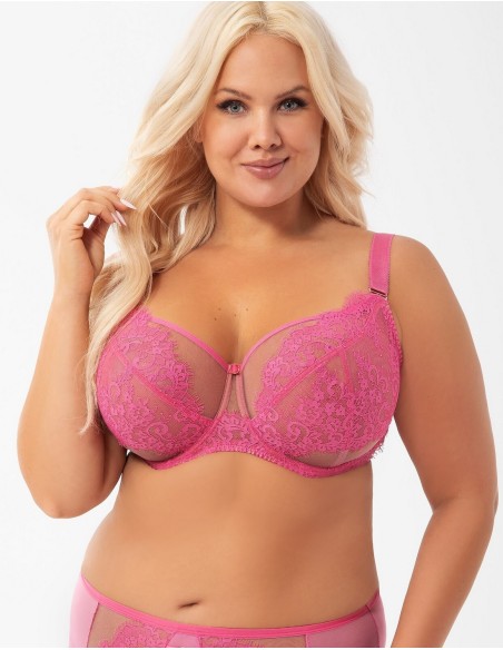 Gorsenia K913 Rossa lacy soft bra pink 