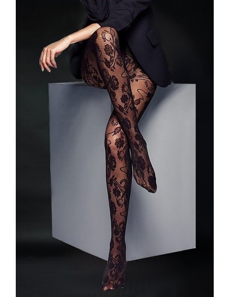 Rajstopy fiori 20 den 2-4 Veneziana