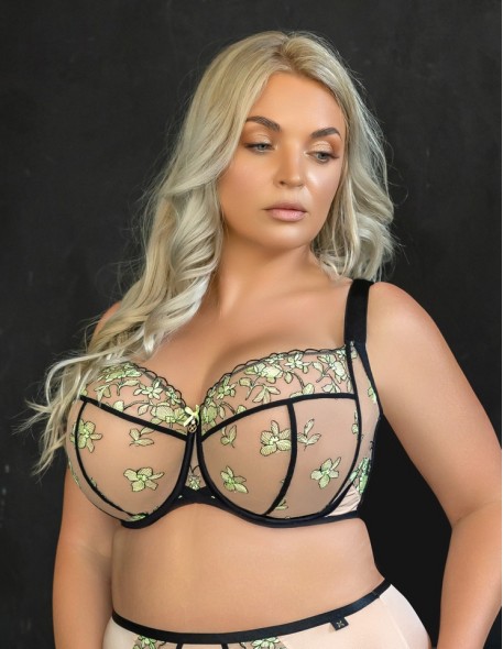 Bra soft full cup Krisline Lime