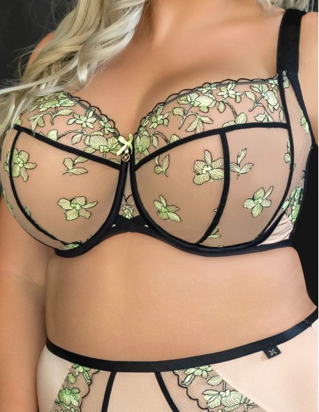 Bra soft full cup Krisline Lime