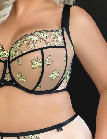 Bra soft full cup Krisline Lime