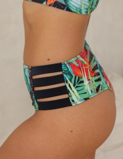 Majtki kąpielowe brazyliany z wysokim stanem Krisline...