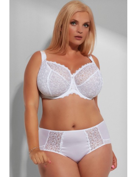 Biustonosz miękki Krisline Betty biały 