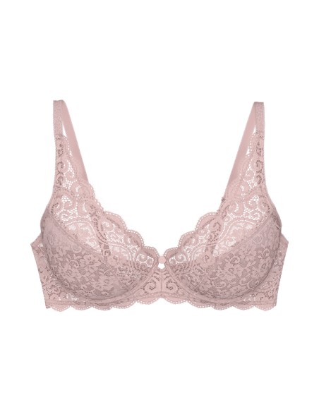 Bra lacy soft Triumph Amourette W mauve rose