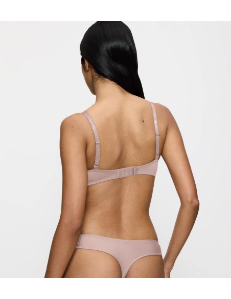 Biustonosz koronkowy miękki Triumph Amourette W mauve rose