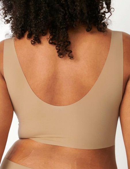 Biustonosz bezszwowy Sloggi Zero Feel Top Ex, bez fiszbin