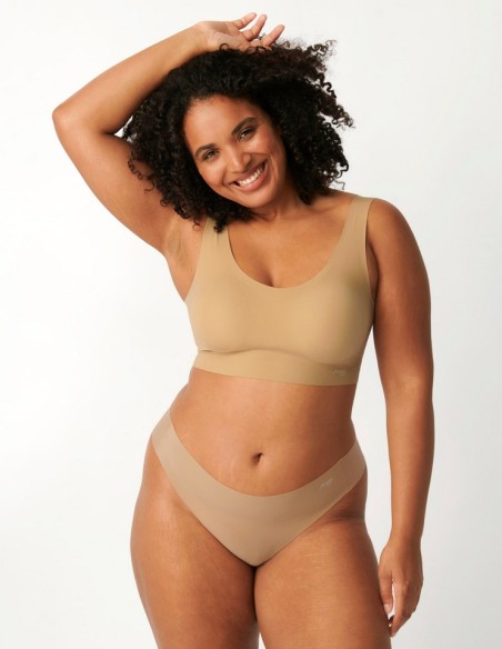 Biustonosz bezszwowy Sloggi Zero Feel Top Ex, bez fiszbin