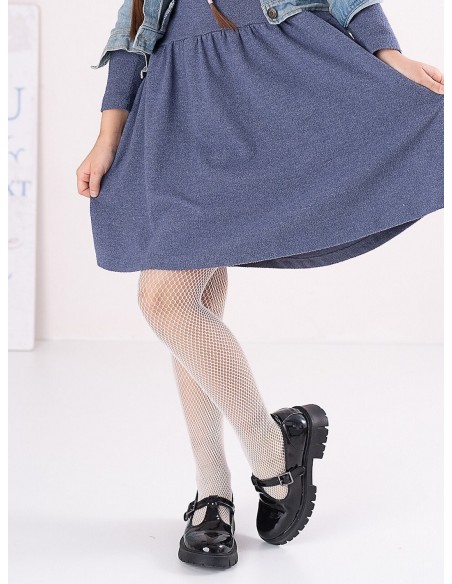 Tights dr 2414 lumi fishnet 122-158 Knittex