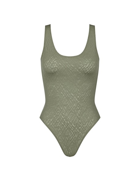 zero feel bliss body moss green old Sloggi