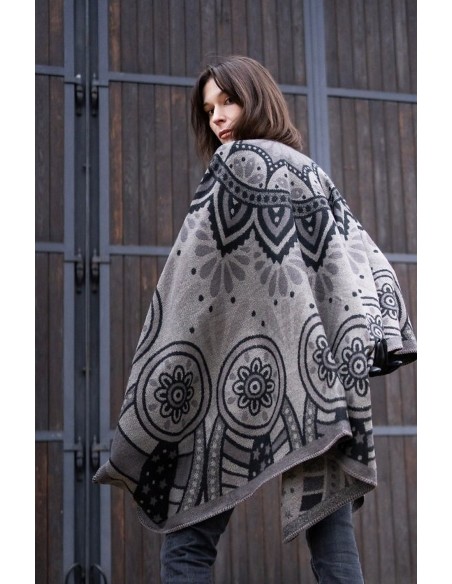 Poncho 23447 paisley winter Art Of Polo