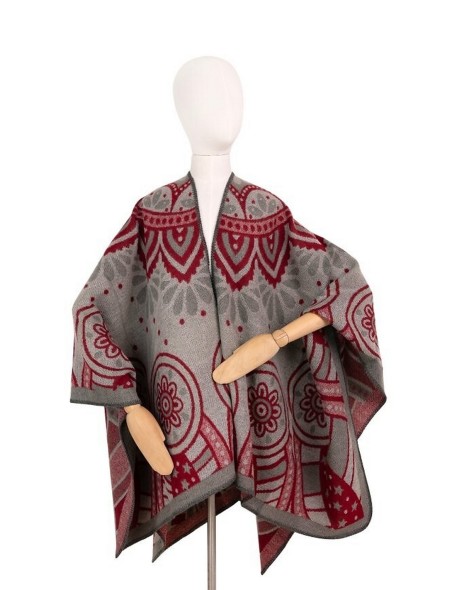 Poncho 23447 paisley winter Art Of Polo