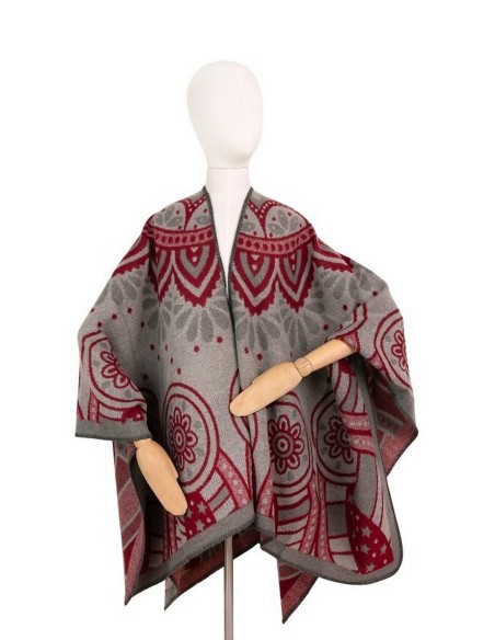 Poncho 23447 paisley winter Art Of Polo