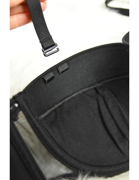 Biustonosz angel 19231 black Mediolano