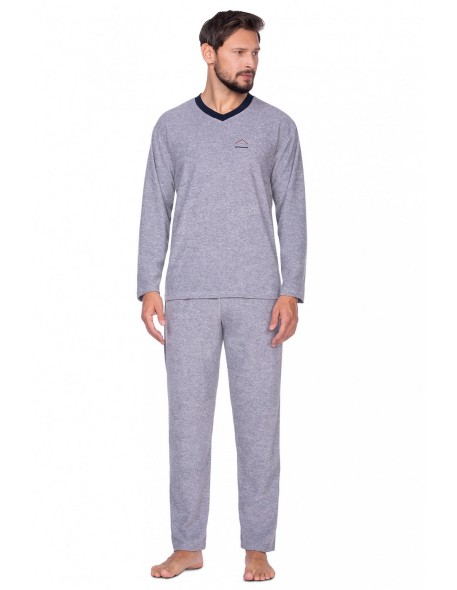 Pajamas 592 dł/r frotte 2xl-3xl men's Regina