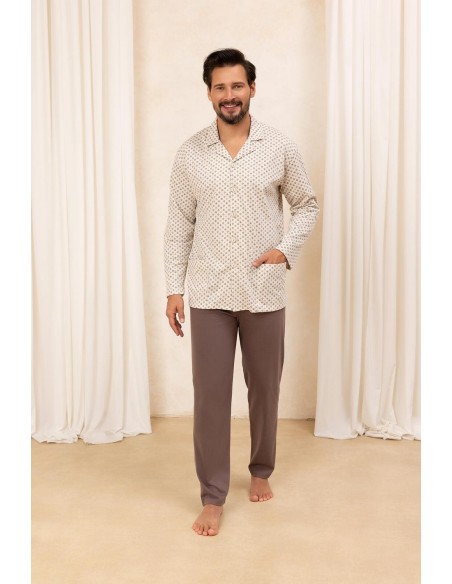 Pajamas 486 dł/r m-xl z25/26 men's rozpinana Regina