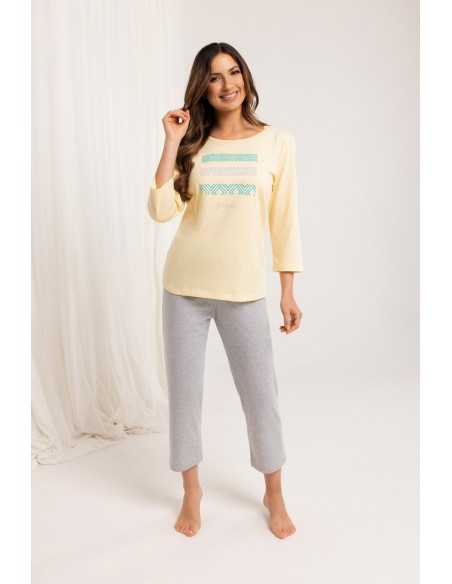 Pajamas 709 3/4 m-xl z25/26 women's Regina