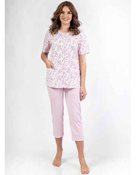 Piżama 694 kr/r m-xl w25 damska rozpinana Regina