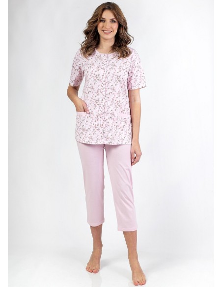 Piżama 694 kr/r m-xl w25 damska rozpinana Regina