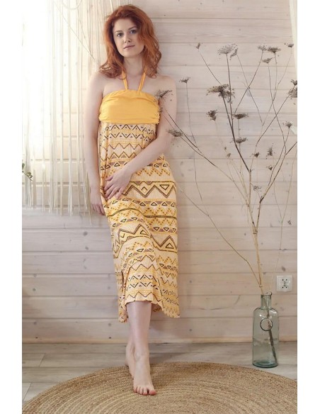 Letnia sukienka damska Key LHD 960 1 A21, idealna na plażę