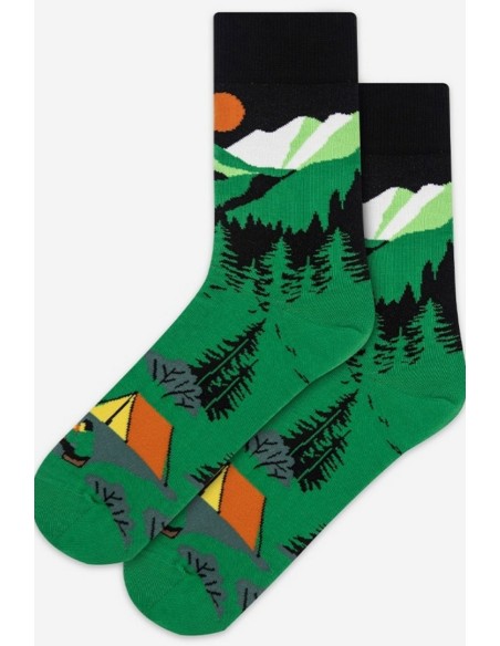 "casual- socks patterned, męskie" Gatta