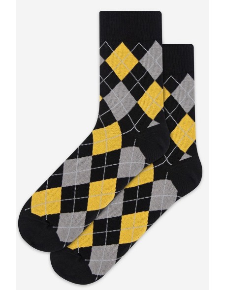 "casual- socks patterned, męskie" Gatta
