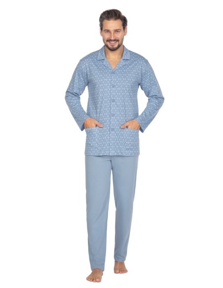 Pajamas 463 dł/r 2xl-3xl l24 men's rozpinana Regina