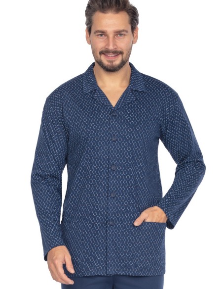Pajamas 463 dł/r 2xl-3xl l24 men's rozpinana Regina