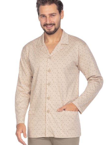 Pajamas 463 dł/r 2xl-3xl l24 men's rozpinana Regina