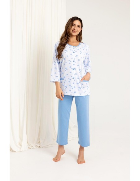 Pajamas 723 7/8 2xl-3xl z25/26 women's rozpinana Regina