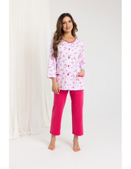Pajamas 723 7/8 2xl-3xl z25/26 women's rozpinana Regina