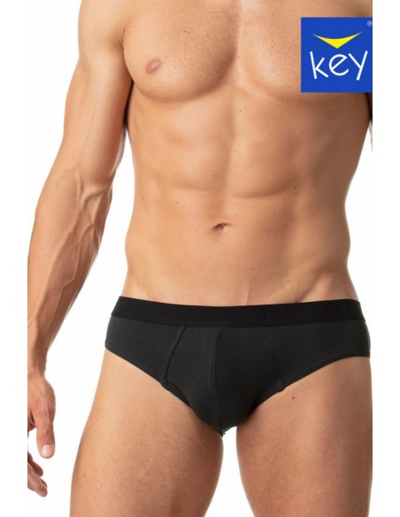 Slipy męskie z szeroką gumą wielopak Key MPP 019 2-pack 