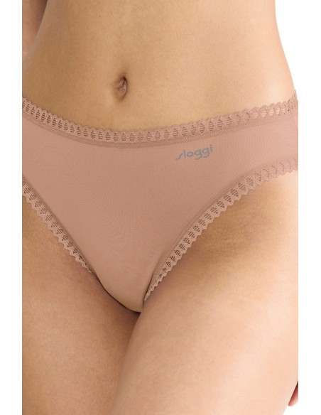 Figi go crush high leg 3pack beż Sloggi