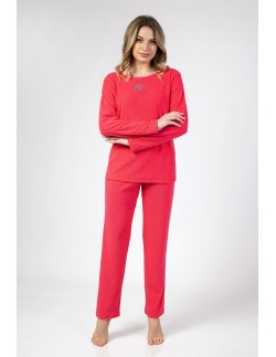 Piżama 677 dł/r frotte s-xl damska Regina