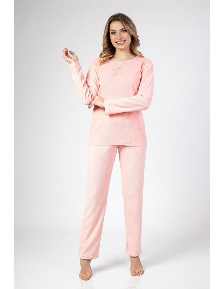 Piżama 677 dł/r frotte 2xl-3xl damska Regina