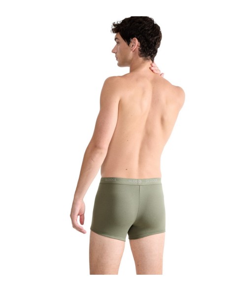 Męskie bokserki Sloggi Men Basic Short moss...