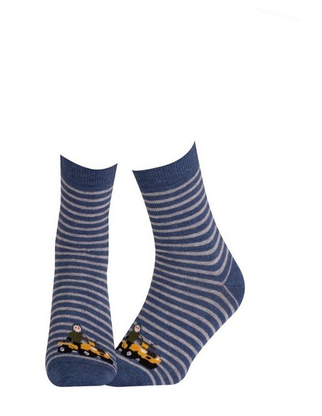 Skarpety chłopięce wzorowane Wola 21-26 u24p01 w24p01