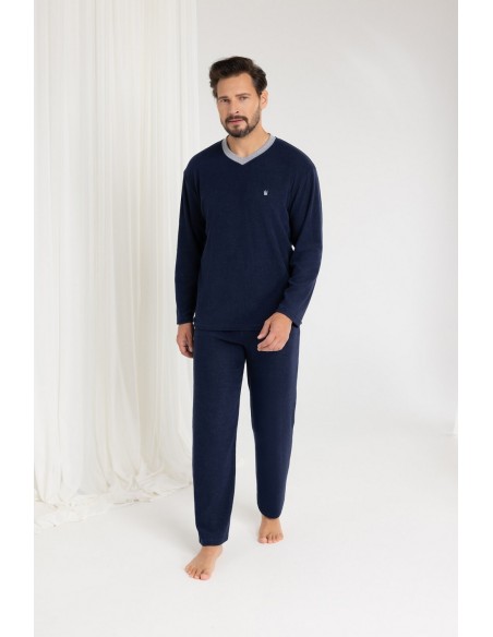 Pajamas 489 dł/r frotte 2xl-3xl men's Regina