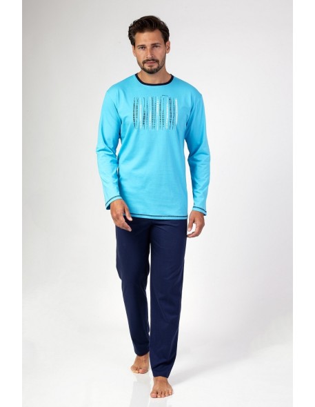 Piżama 472/24 dł/r 2xl-3xl z24/25 męska Regina