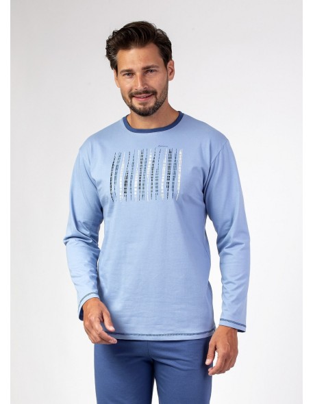 Piżama 472/24 dł/r 2xl-3xl z24/25 męska Regina