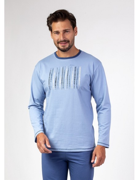 Piżama 472/24 dł/r 2xl-3xl z24/25 męska Regina