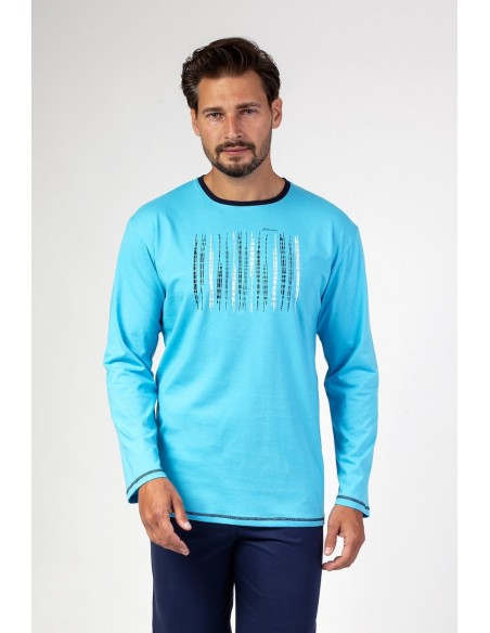 Piżama 472/24 dł/r 2xl-3xl z24/25 męska Regina