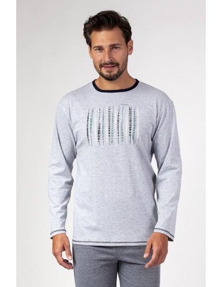 Piżama 472/24 dł/r 2xl-3xl z24/25 męska Regina